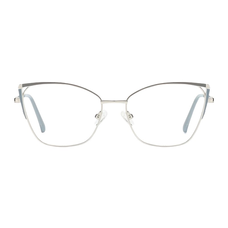Cat Eye Blue Eyeglasses