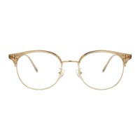 Round Golden Eyeglasses