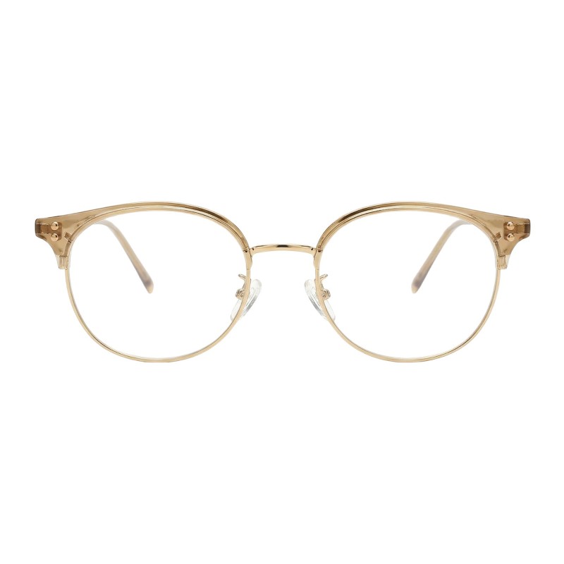 Round Golden Eyeglasses