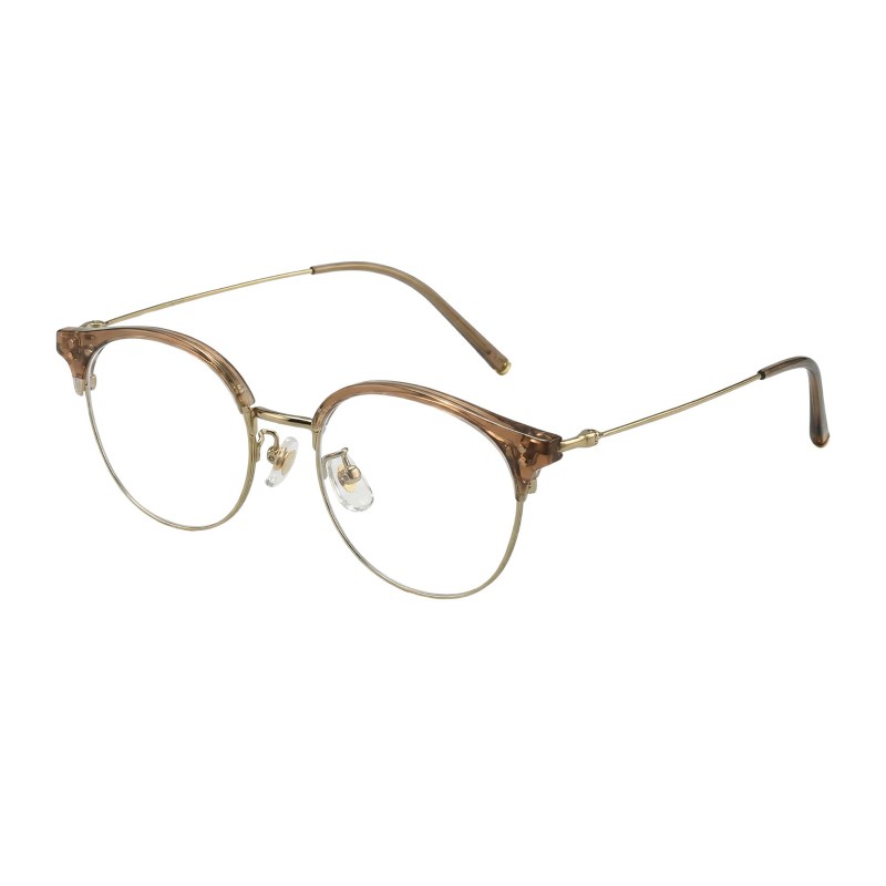 Round Golden Eyeglasses