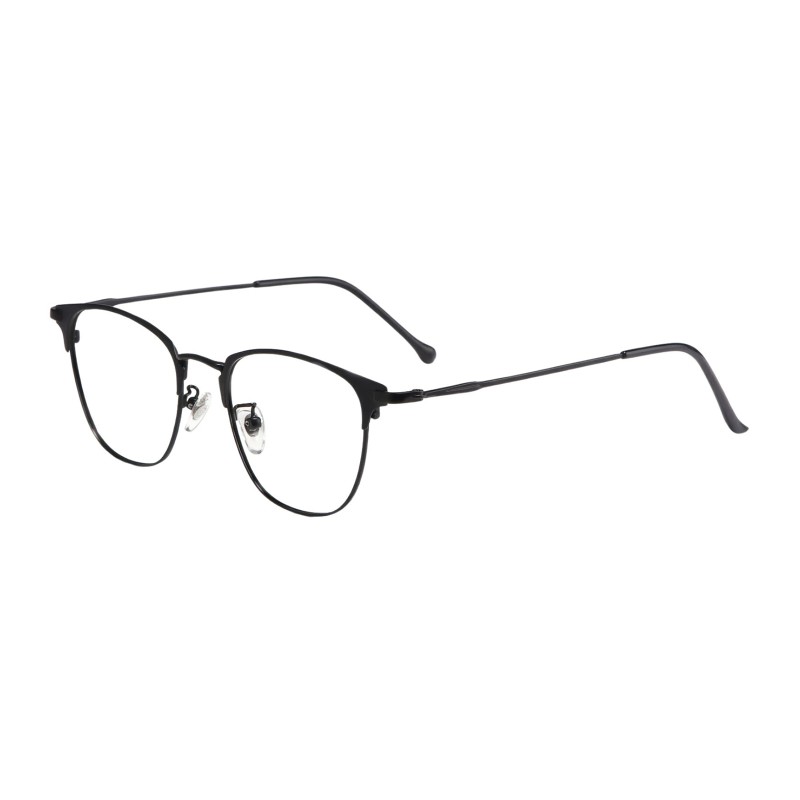 Round Black Eyeglasses