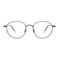 Round Black Eyeglasses