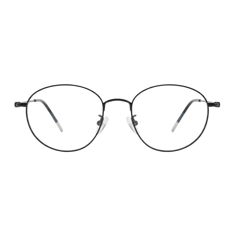 Round Black Eyeglasses