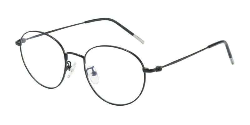 Aurelia Black Oval Prescription Glasses additional view