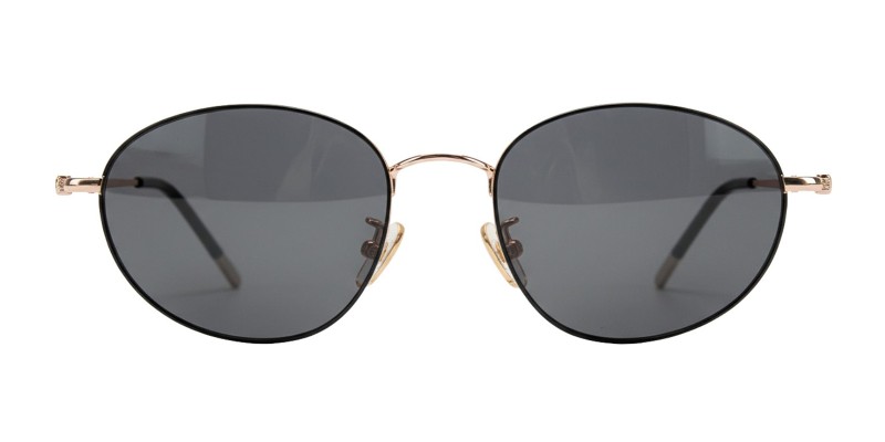 Aurelia Black Rose Gold Oval Prescription Glasses additional view