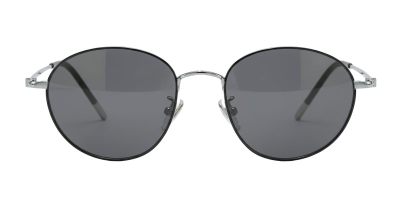 Aurelia Black Silver Oval Prescription Glasses additional view