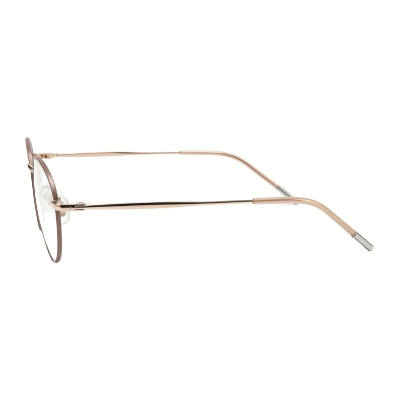 Round Champagne Eyeglasses