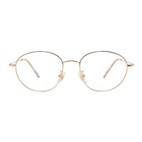 Round Golden Eyeglasses