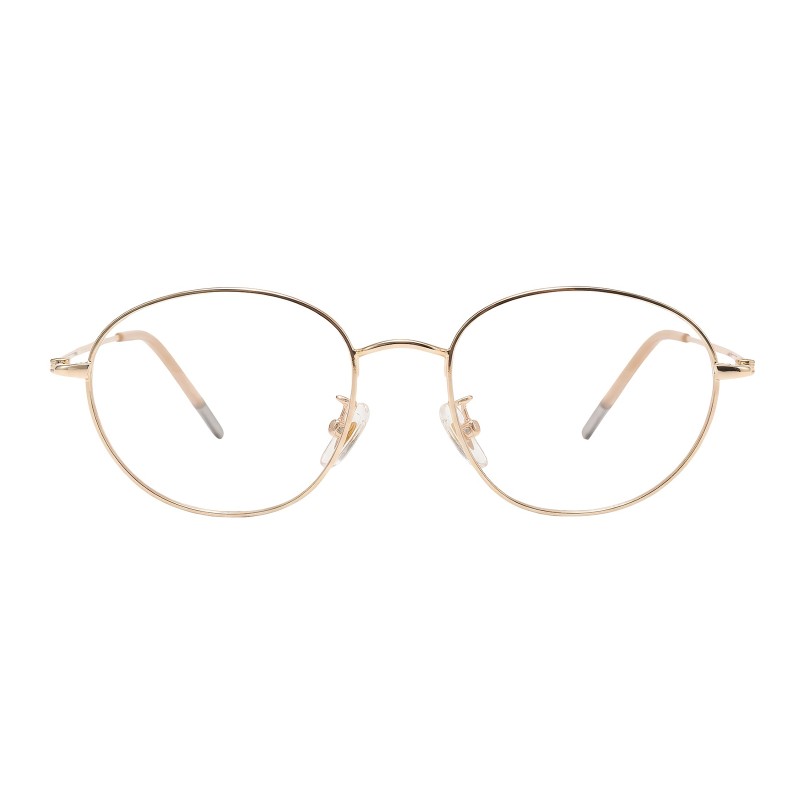 Round Golden Eyeglasses