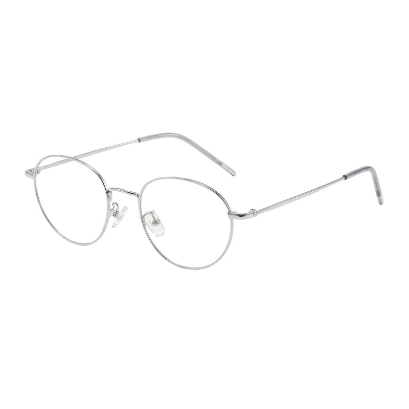 Round Silver Eyeglasses