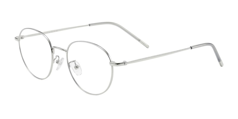 Aurelia Silver Oval Prescription Glasses additional view