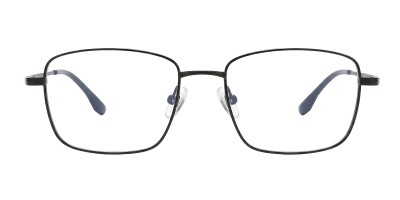 Aubrey Black Rectangle Prescription Glasses