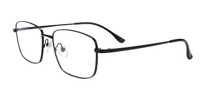 Aubrey Black Rectangle Prescription Glasses