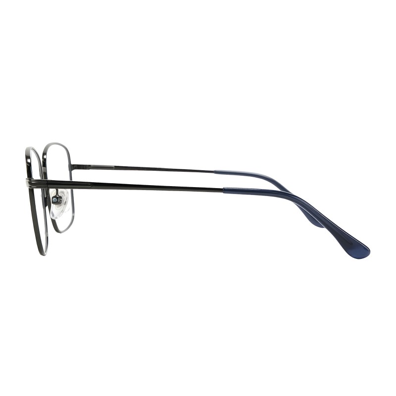Rectangle Gunmetal Eyeglasses
