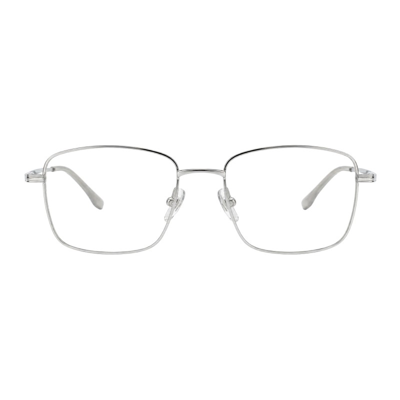 Aubrey Silver Rectangle Prescription Glasses