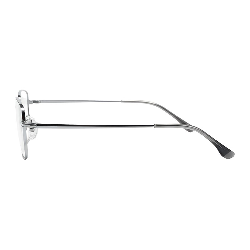 Rectangle Silver Eyeglasses