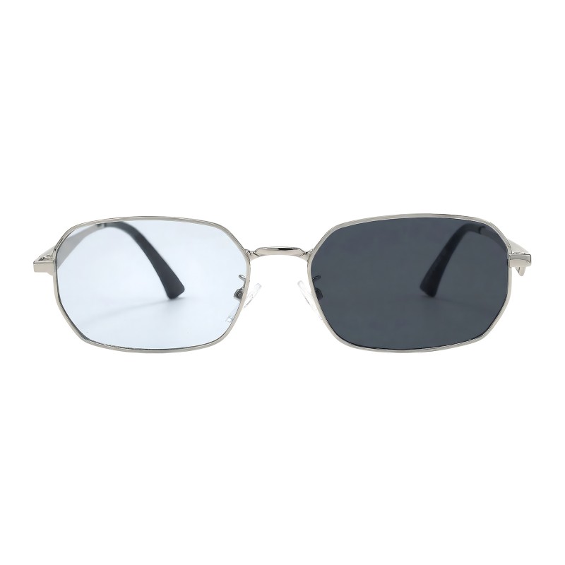 Polygon Silver Blue Sunglasses