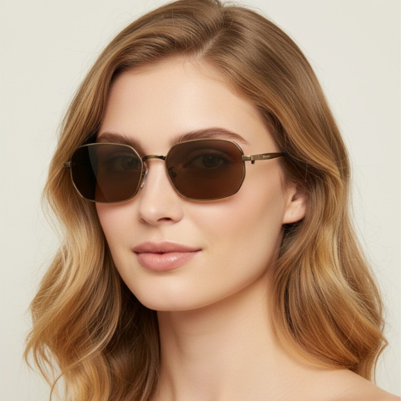 Polygon Bronze Sunglasses