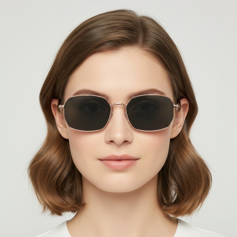 Polygon Gray Sunglasses