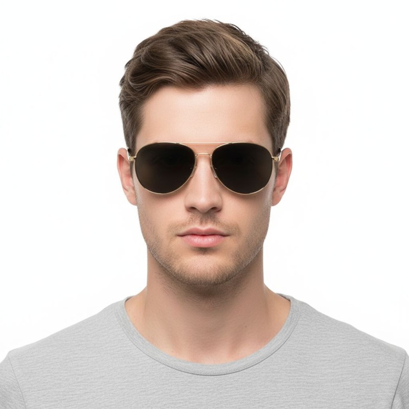 Aviator Golden Sunglasses