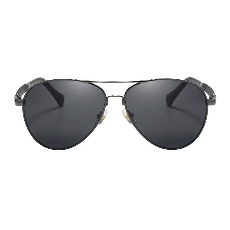 Aviator Gunmetal Sunglasses