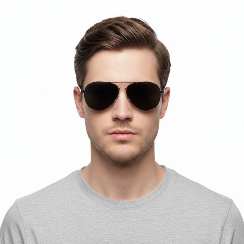 Aviator Silver Sunglasses