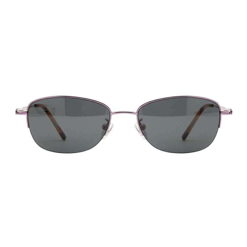 Oval Purple Eyeglasses