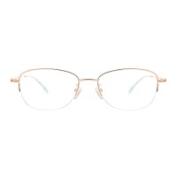 Oval Rose Gold Eyeglasses