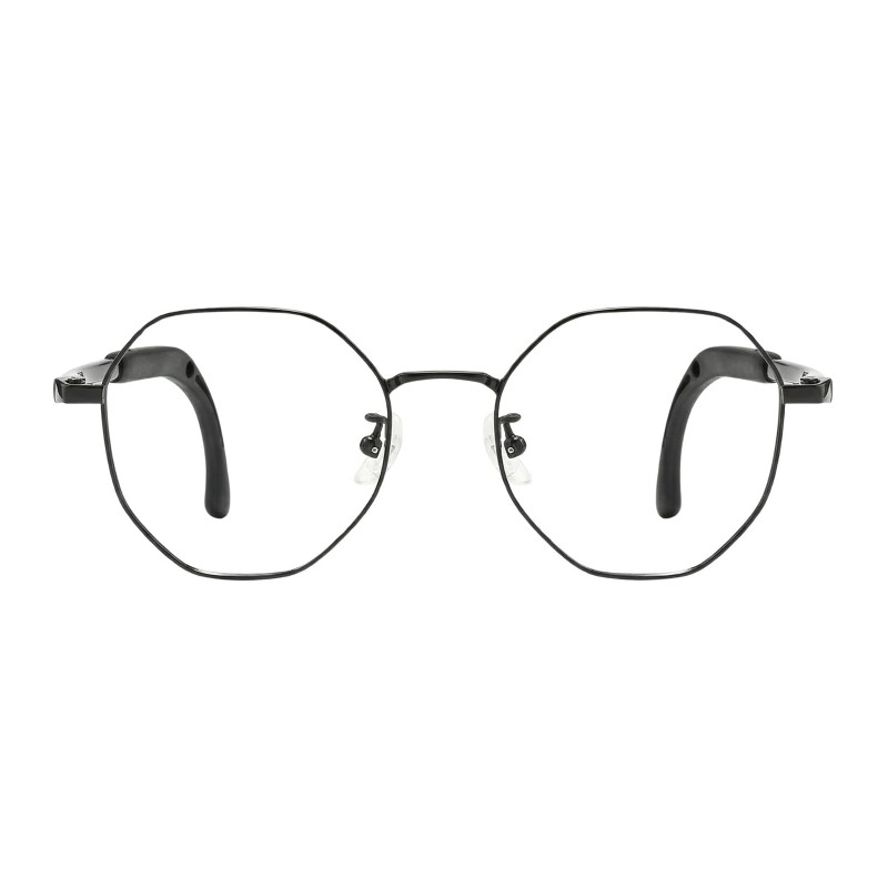 Round Black Eyeglasses