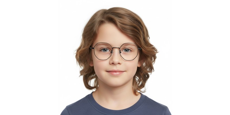 Holt Black Polygon Prescription Glasses additional view