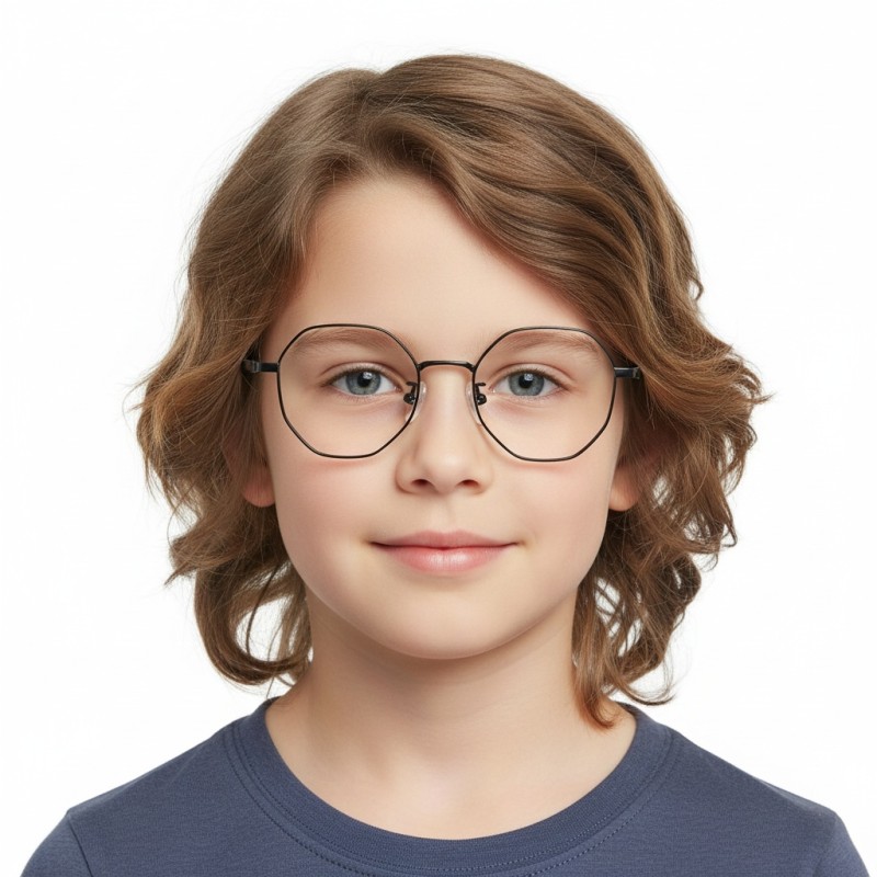 Round Black Eyeglasses