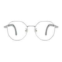 Round Gunmetal Eyeglasses