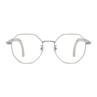 Holt - Round Gray Eyeglasses
