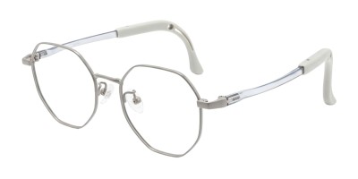 Round Gray Eyeglasses