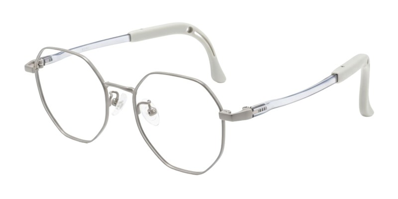 Holt Gray Polygon Prescription Glasses additional view