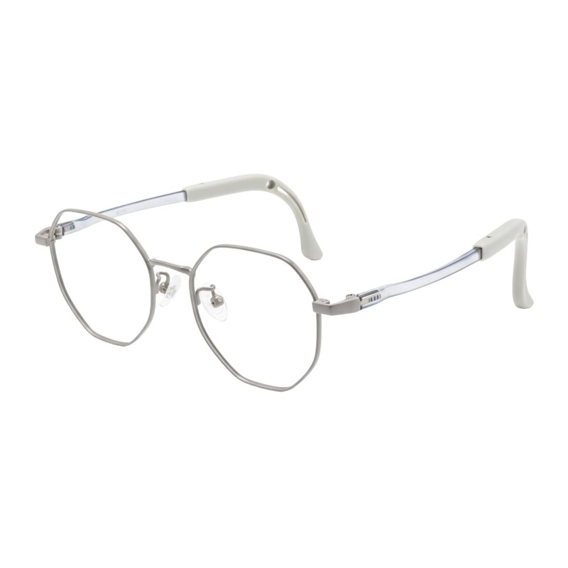 Round Gray Eyeglasses