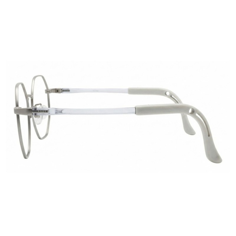 Round Gray Eyeglasses