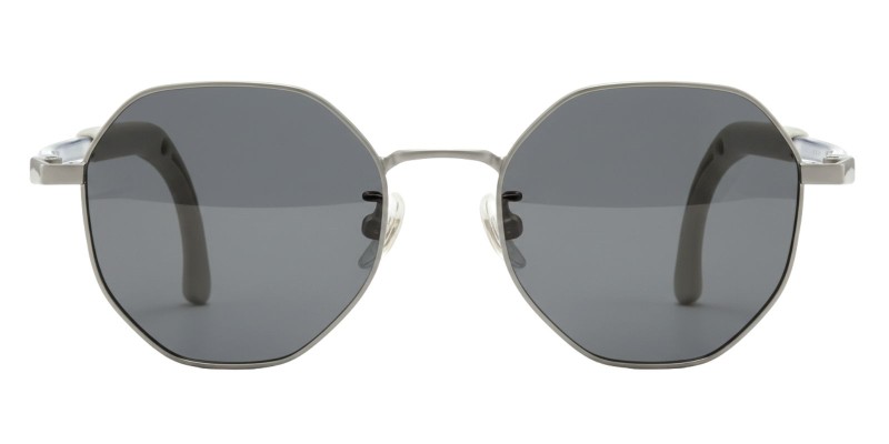 Holt Gray Polygon Prescription Glasses additional view