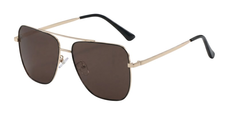 Oswego Golden Aviator Sunglasses additional view