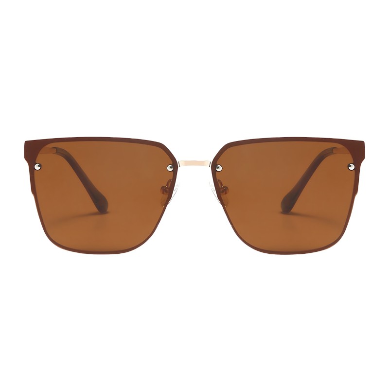 Square Brown Sunglasses 