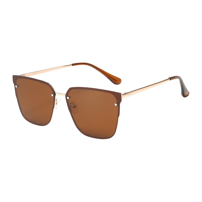Square Brown Sunglasses 