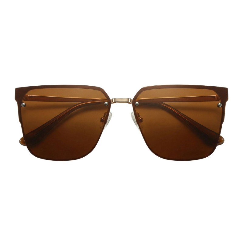 Square Brown Sunglasses 