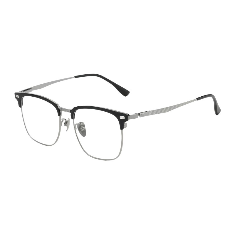 Square Black Eyeglasses