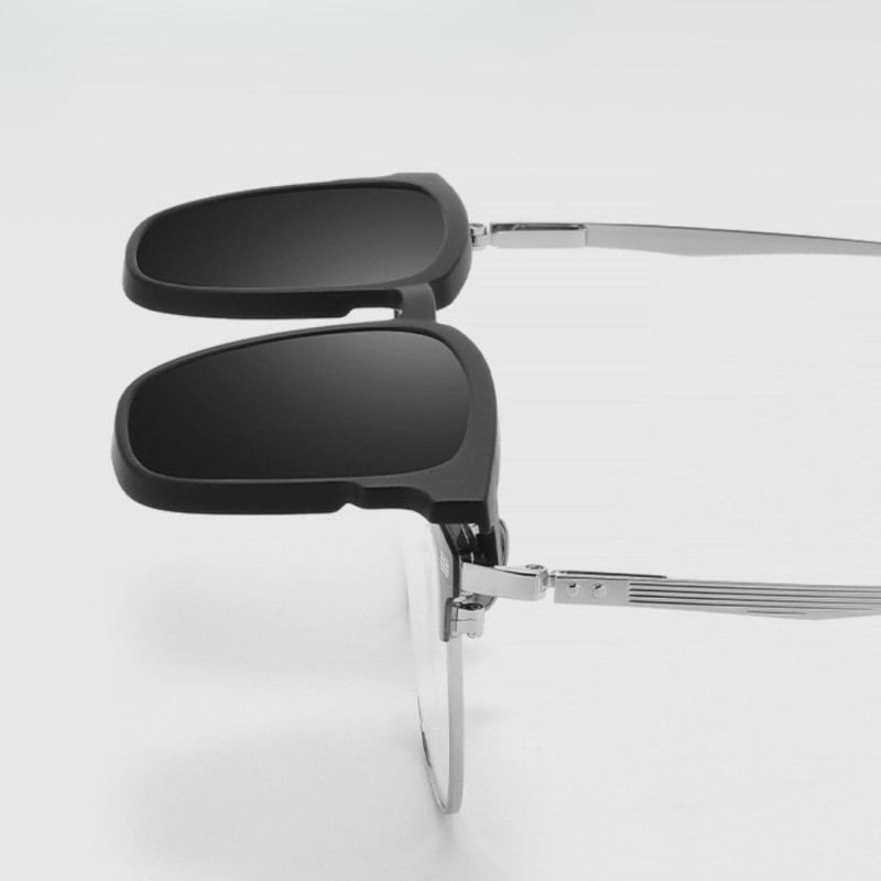Square Silver Eyeglasses