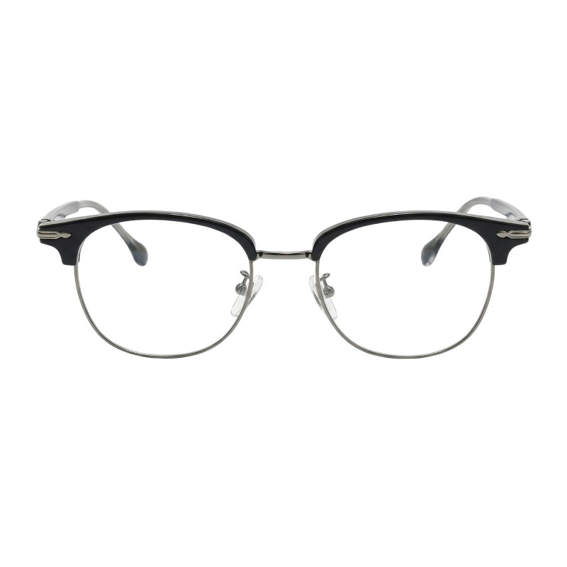 Browline Black Gunmetal Eyeglasses