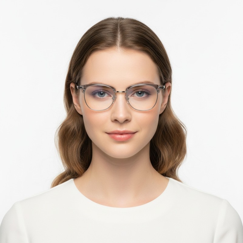 Browline Clear Eyeglasses