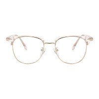 Browline Pink Eyeglasses
