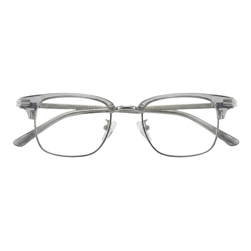 Browline Gray Eyeglasses