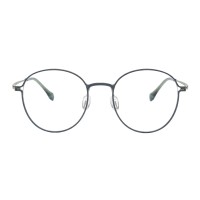 Round Olive Green Eyeglasses
