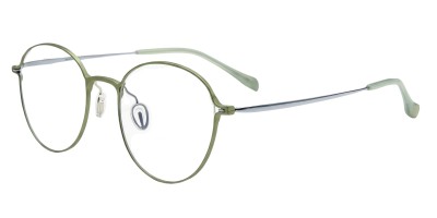 Round Green Eyeglasses